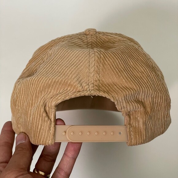 Vintage Garden State Park NJ Corduroy Snapback Hat Cap Horse Racetrack Rare - Picture 5 of 9